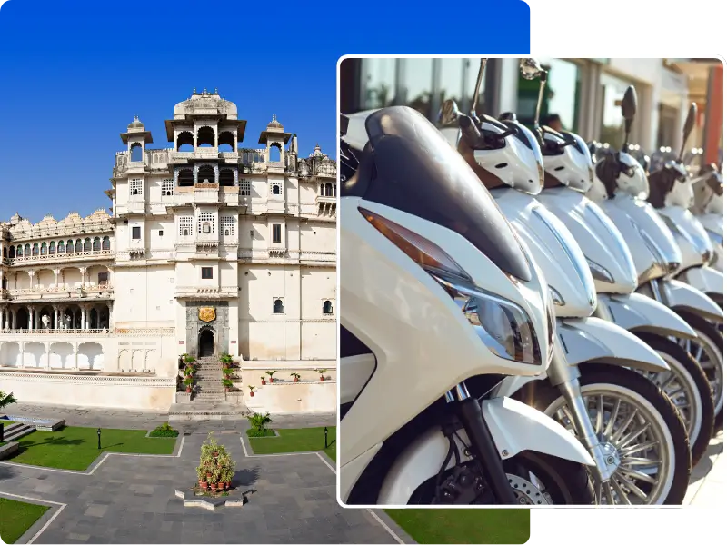 Two Wheeler Rental in Udaipur